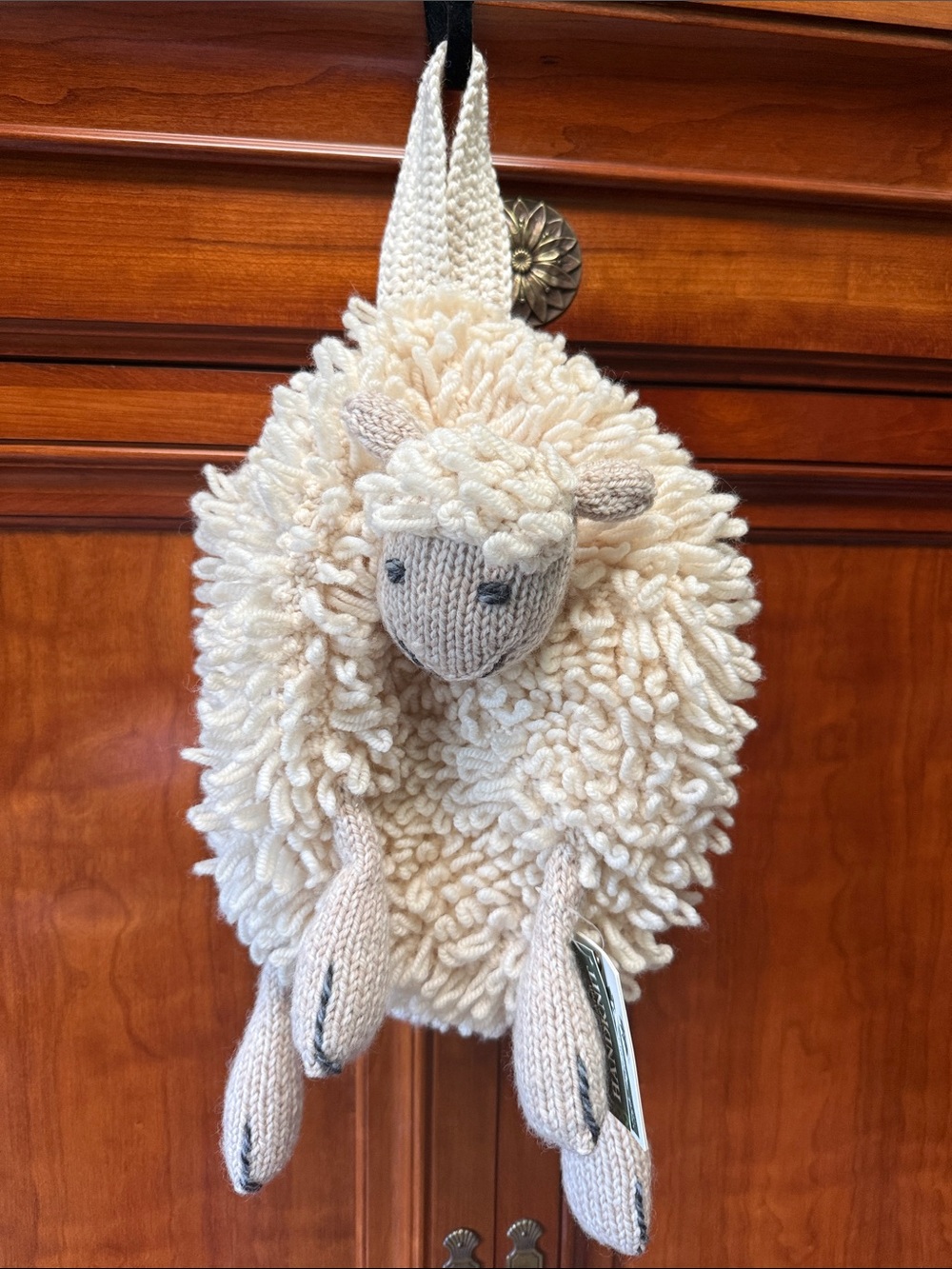 Kids Fluffy wool backpack